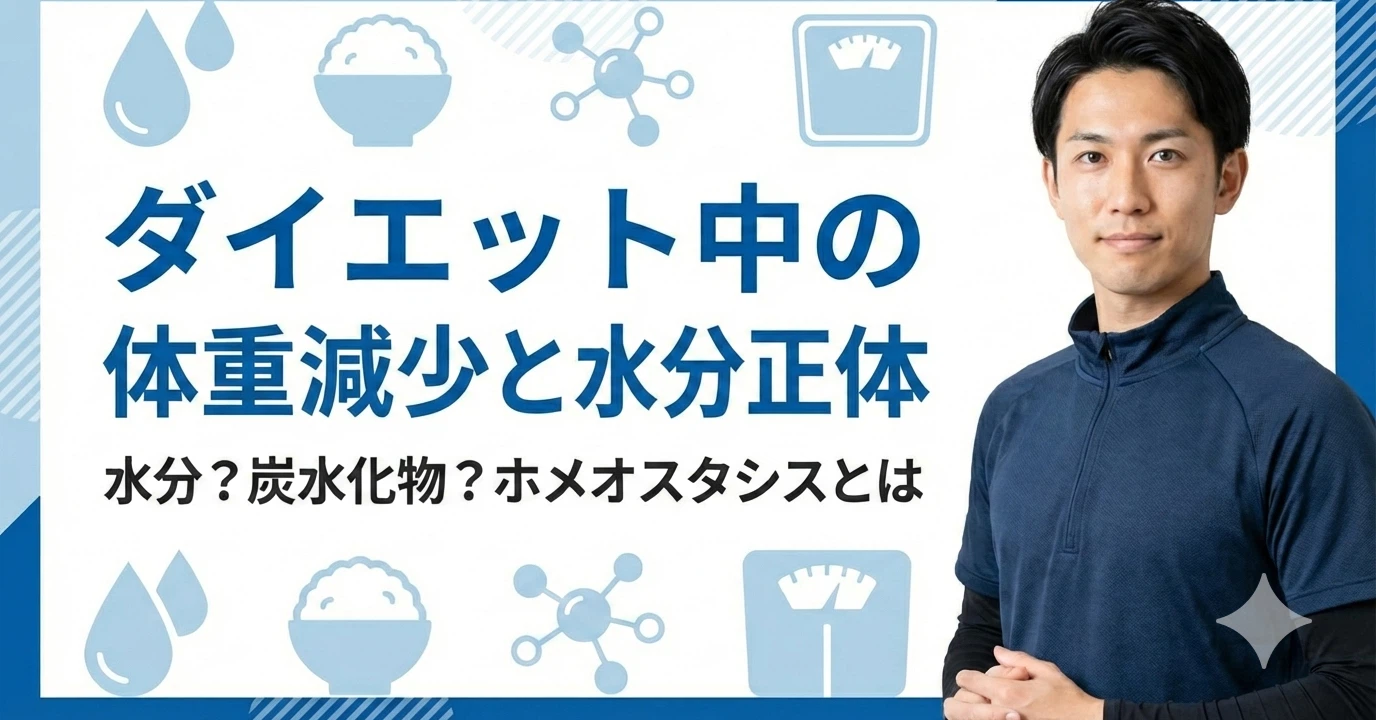 ダイエット中に水分量が減るのは◯◯が原因？
