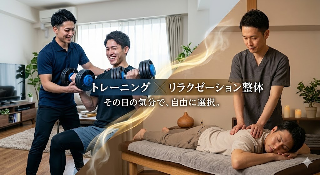 その日の気分で！トレーニングでもリラックスでも！